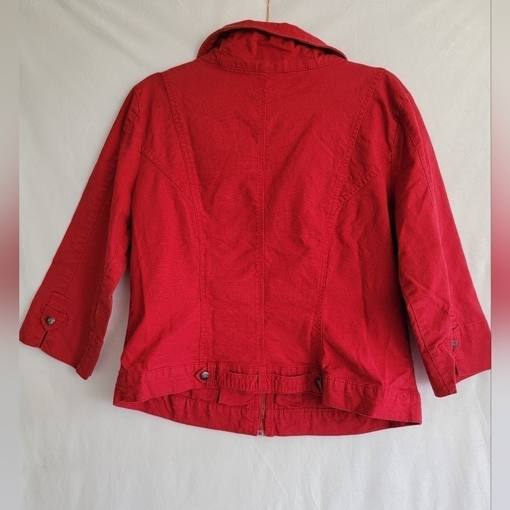 Fdj Cropped Red Jacket - Picture 4 of 6